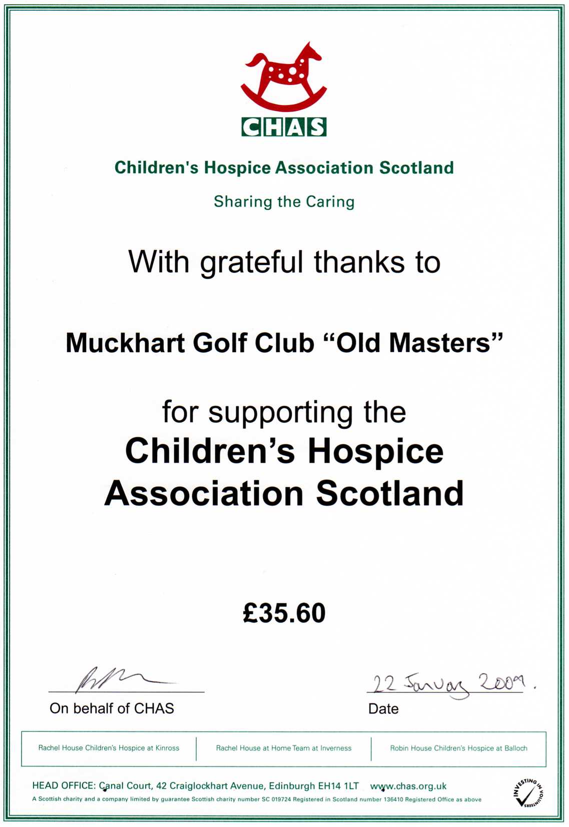 CHAS Cert